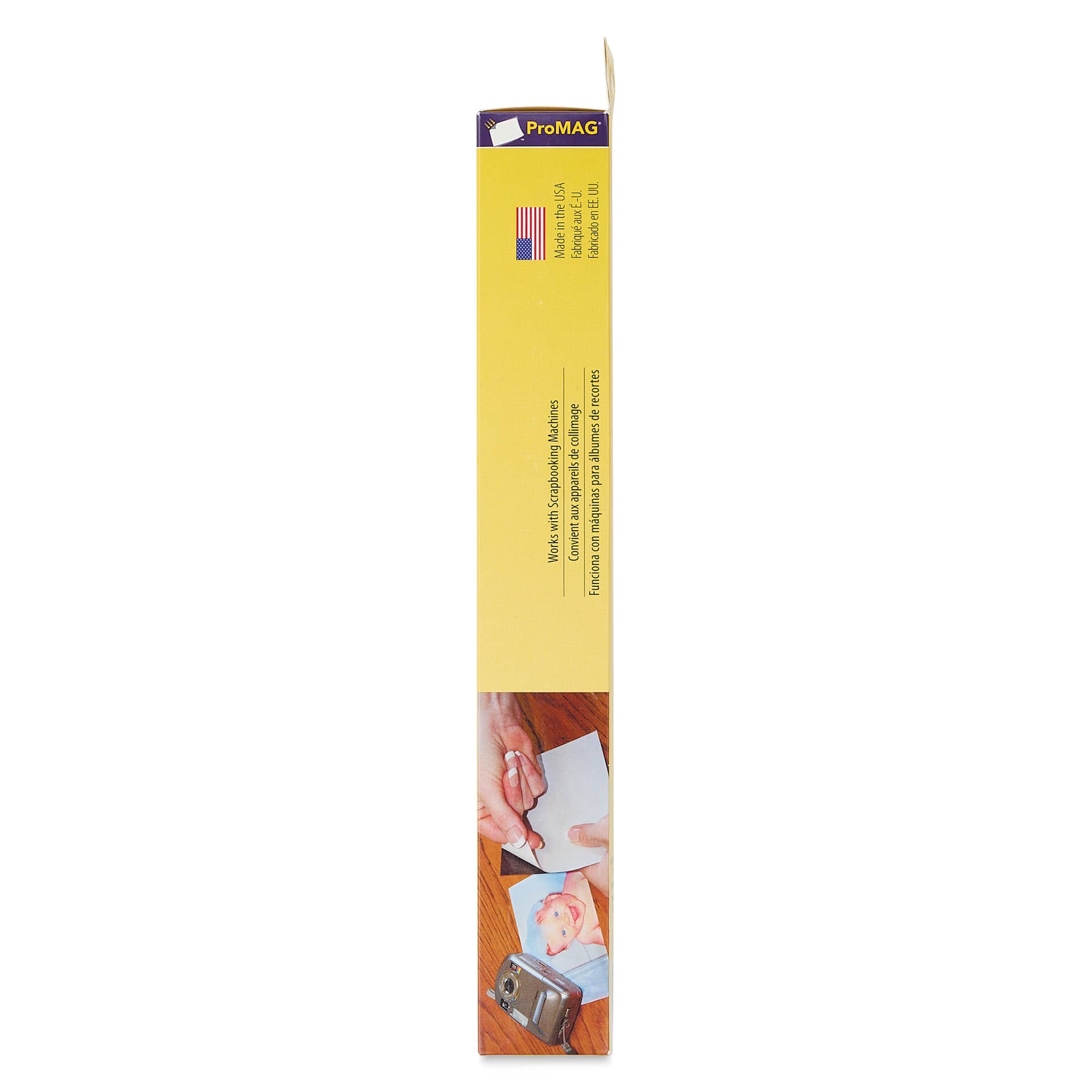 ProMag Magnetic Sheet - 12" x 24", Adhesive, Sheet, side of packaging