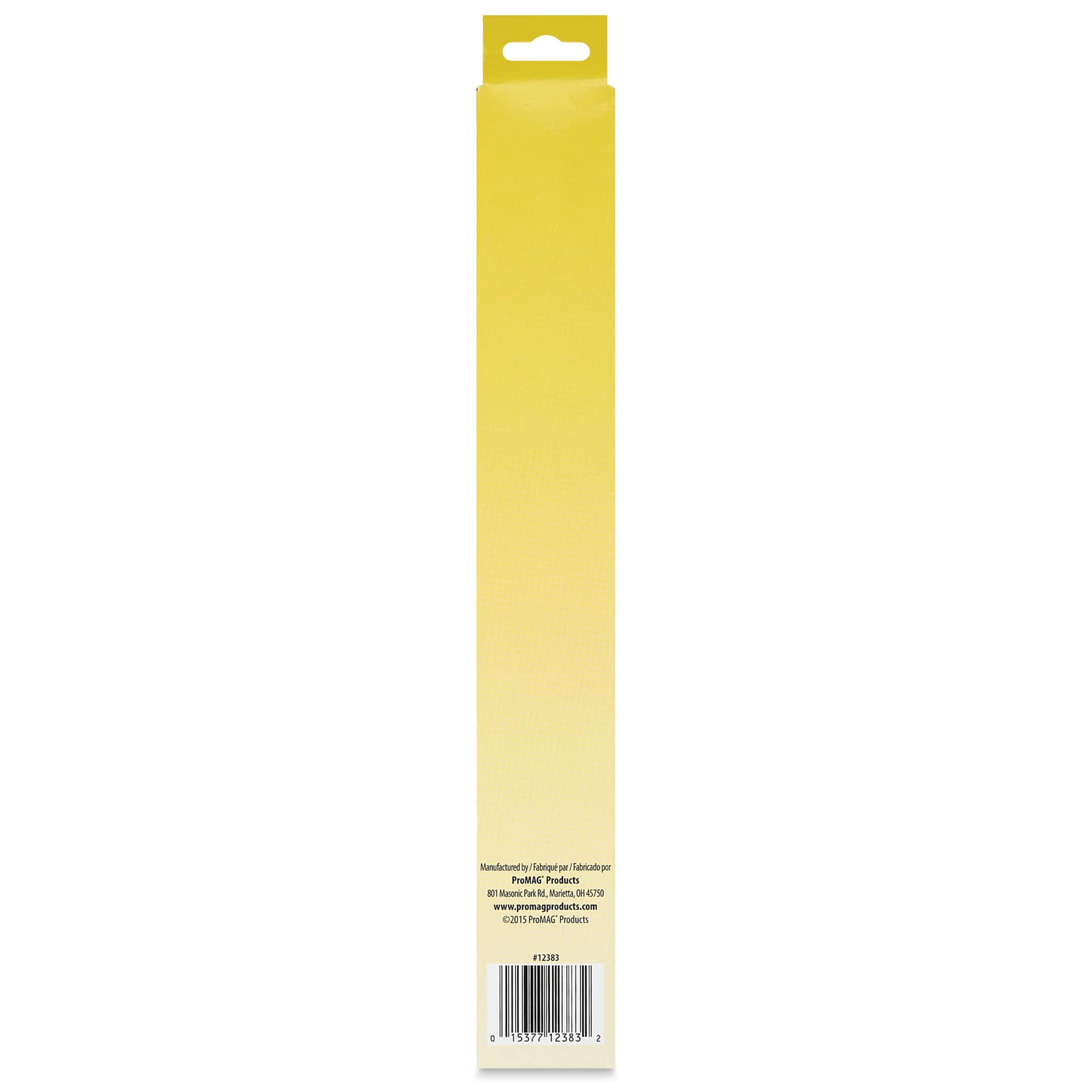 ProMag Paintable Magnetic Vinyl Sheet - 12" x 24" back of packaging