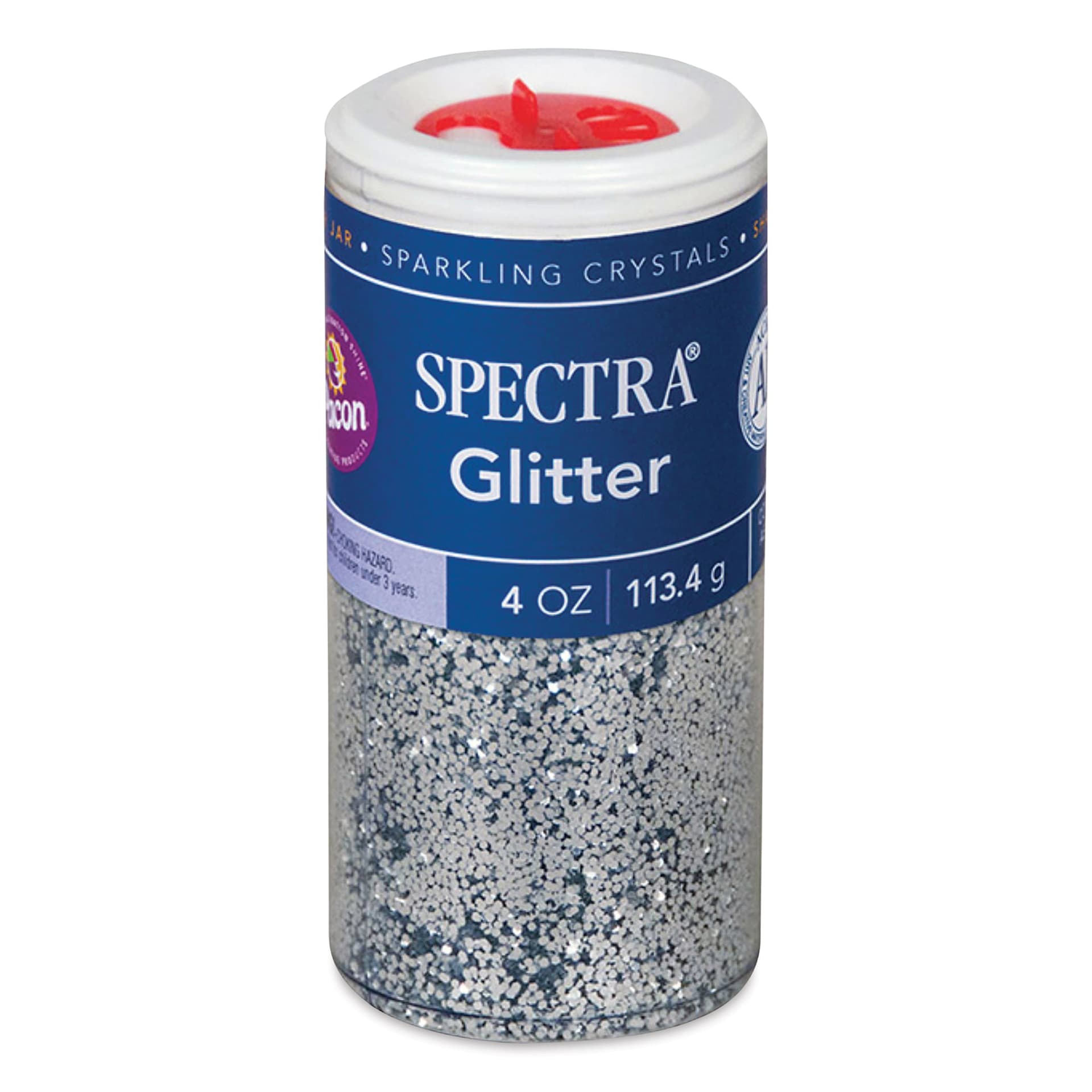 Spectra Sparkling Crystals Glitter - 4 oz, Silver