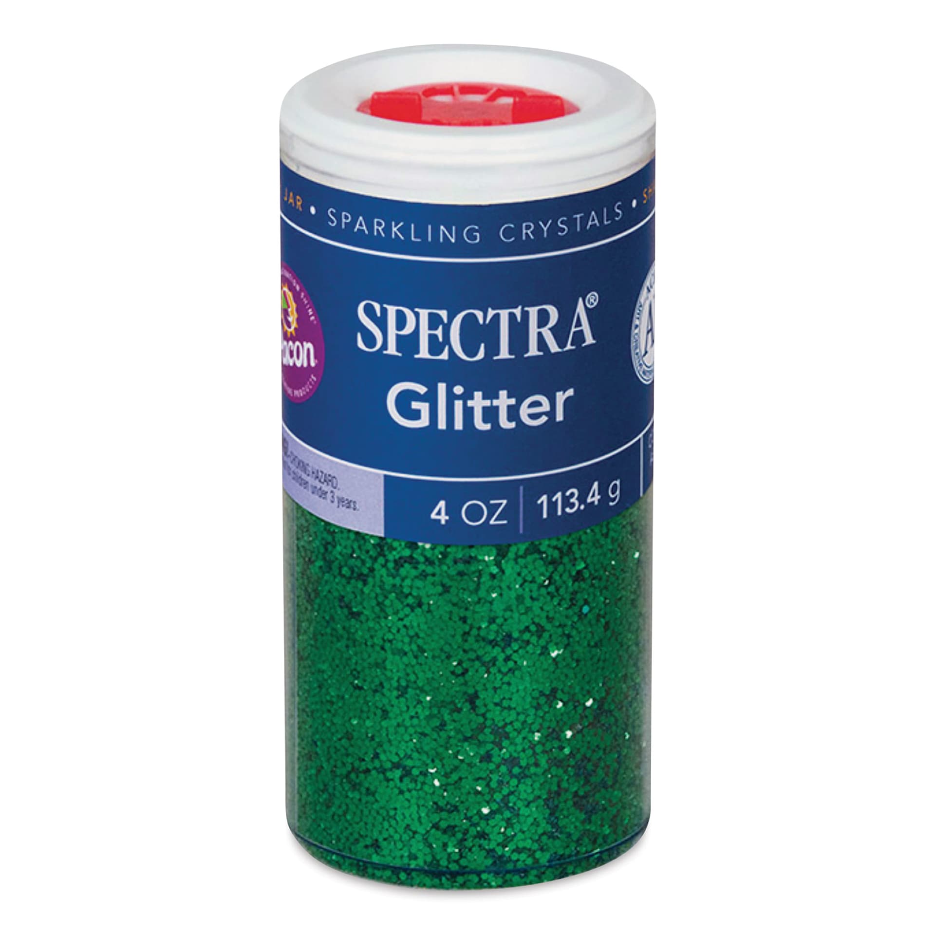 Spectra Sparkling Crystals Glitter - 4 oz, Green