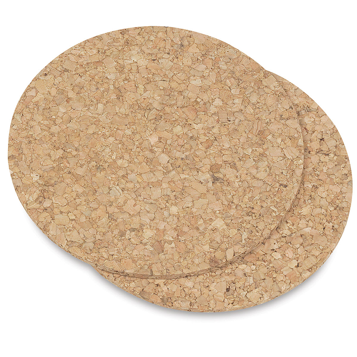 Hygloss Cork Coasters - Pkg of 24, Round, 4" diameter