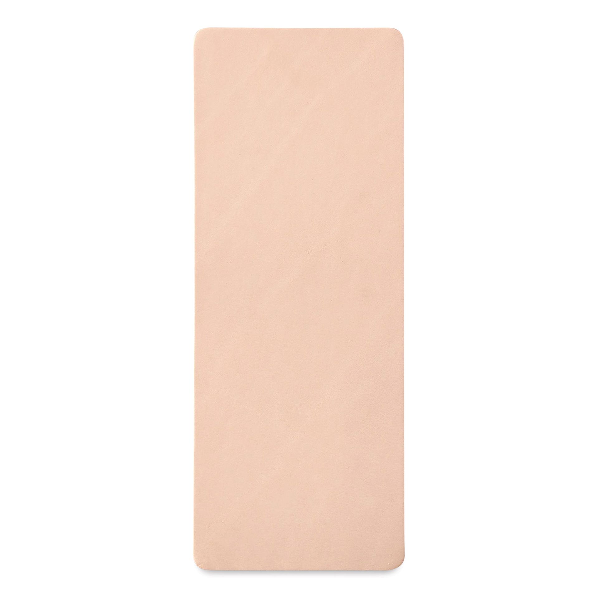 Realeather Veg-Tan Tooling Leather - Natural Cowhide, 9-3/8" x 3-1/2", outside of the packaging