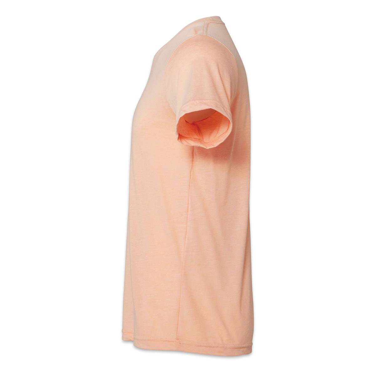 Bella Canvas Unisex T-shirt - Peach Heather, X-Small - side