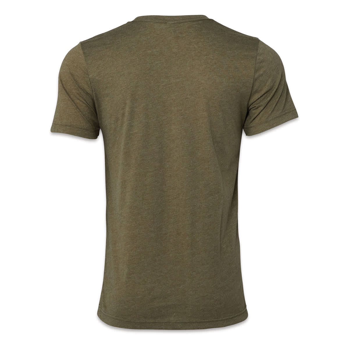 Bella Canvas Unisex T-shirt - Olive Heather, X-Small - back