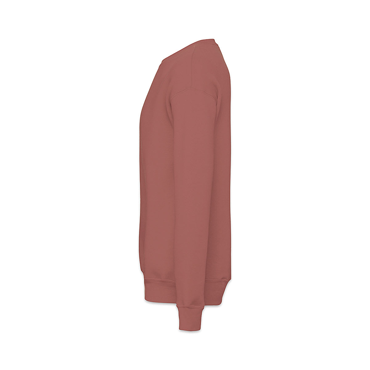 Bella + Canvas Unisex Sponge Fleece Drop Shoulder Sweatshirt - Mauve, Large - side