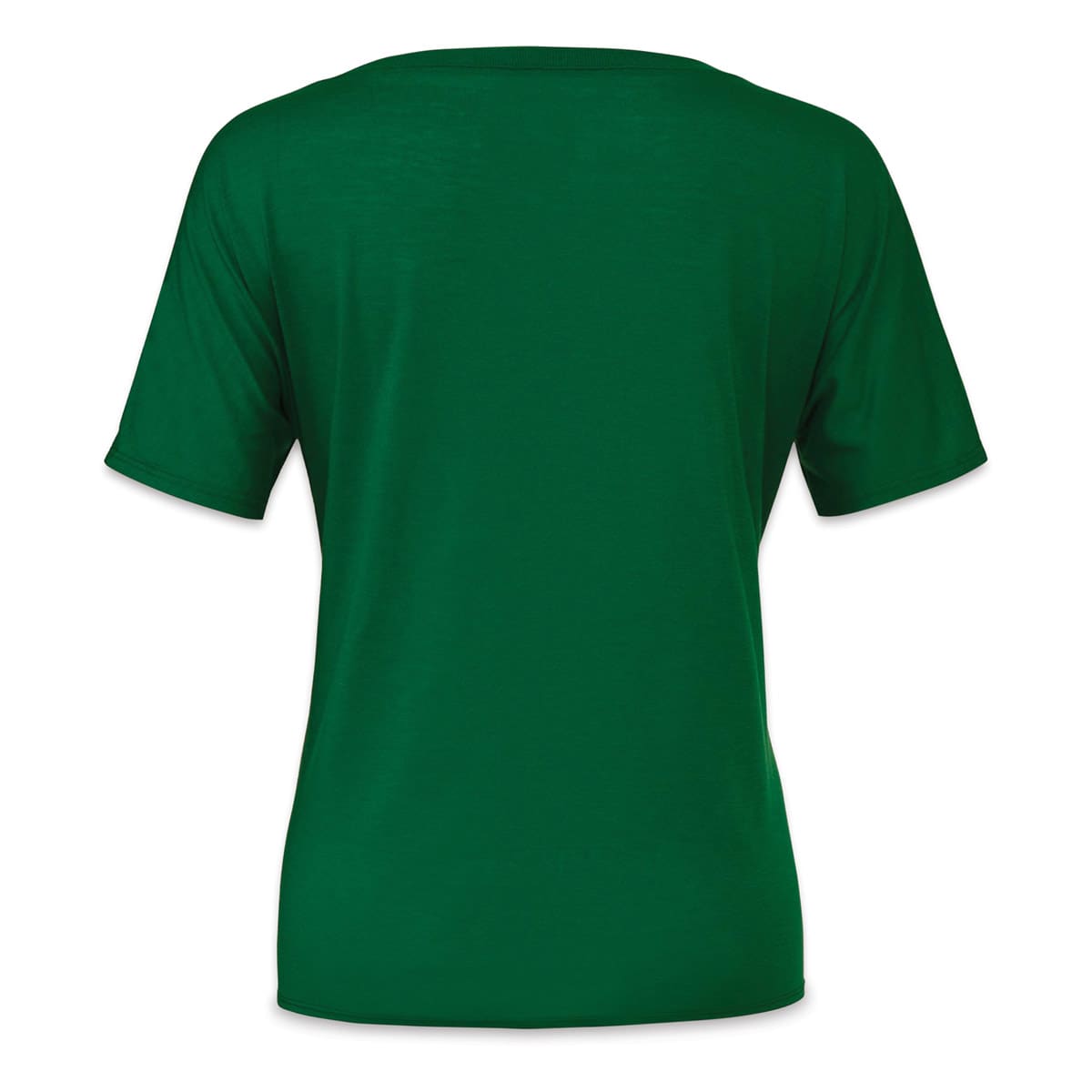 Bella + Canvas Slouchy V-neck T-shirt - Kelly, Small - back