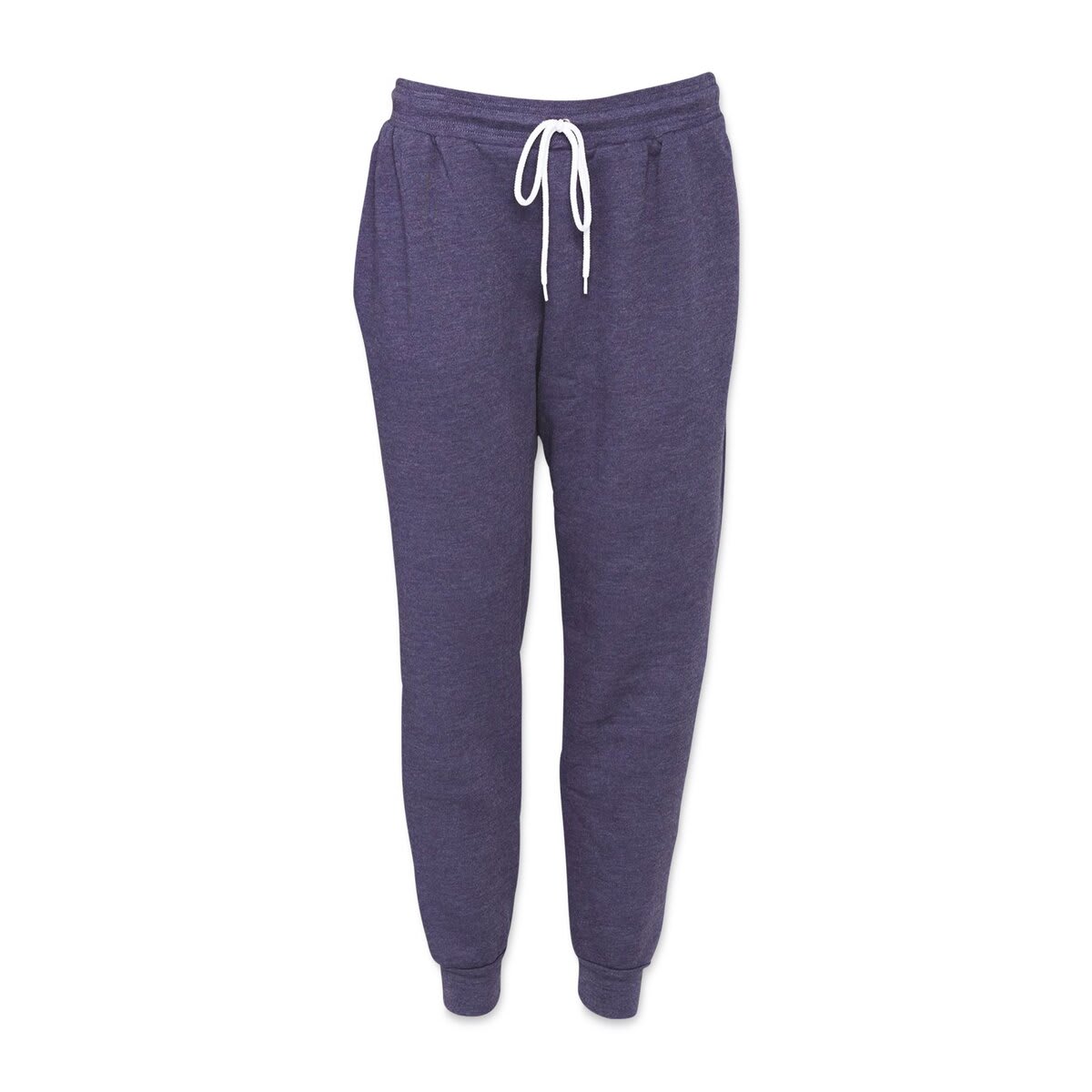 Bella Canvas Unisex Jogger Sweatpants - Navy Heather, Small - front
