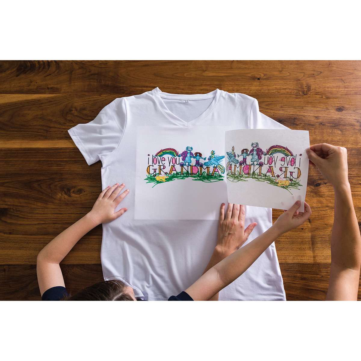 Cricut Adult T-Shirt Blank (Person adding design to shirt, Infusible Ink separately)