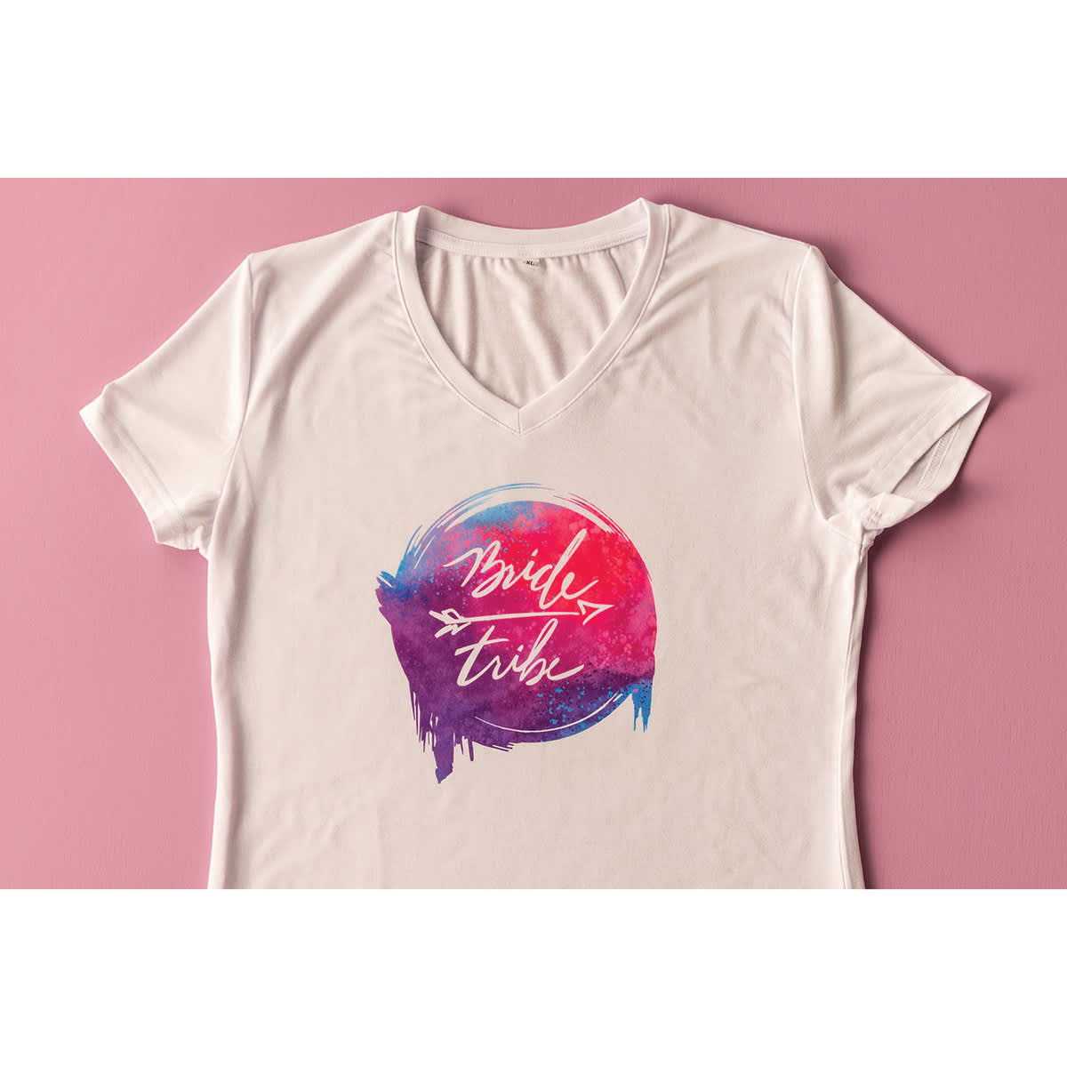 Cricut Adult T-Shirt Blank (Bride Tribe t-shirt design)