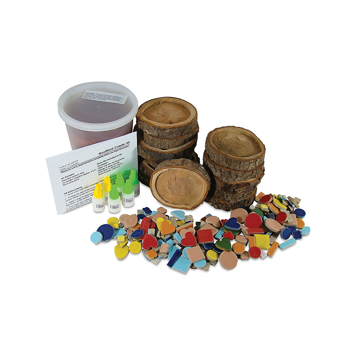 Woodland Mosaic Coaster Kit