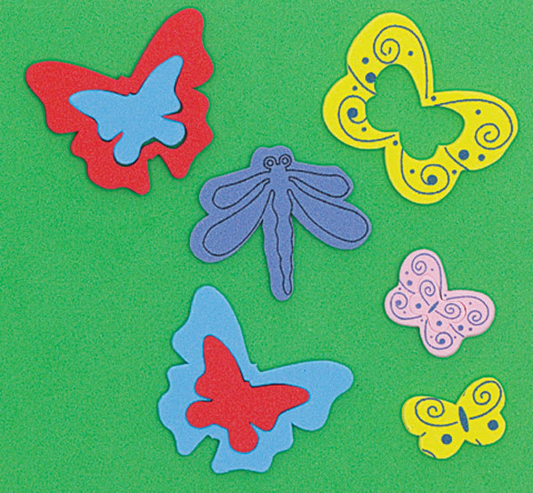 WonderFoam 3D Sticker Shapes - Insect stickers from Nature Shapes Box