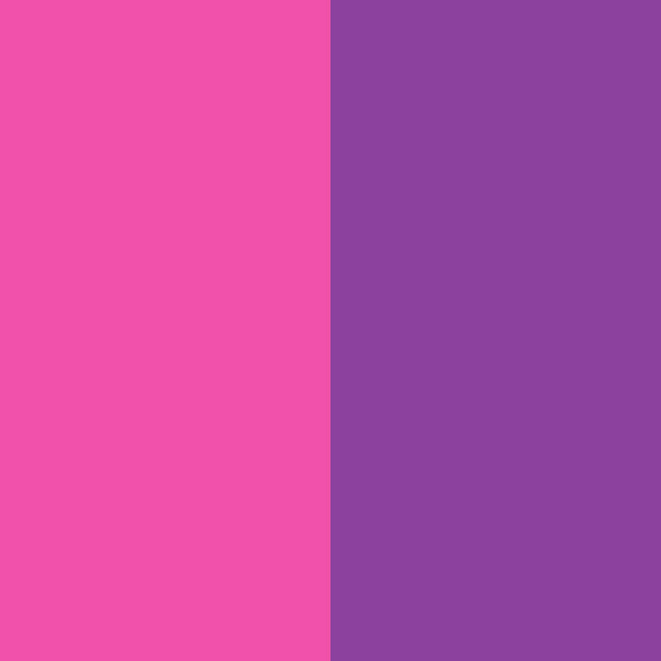 Pepperell Rexlace Duo - Close-up of Magenta and Purple Duo Lacing