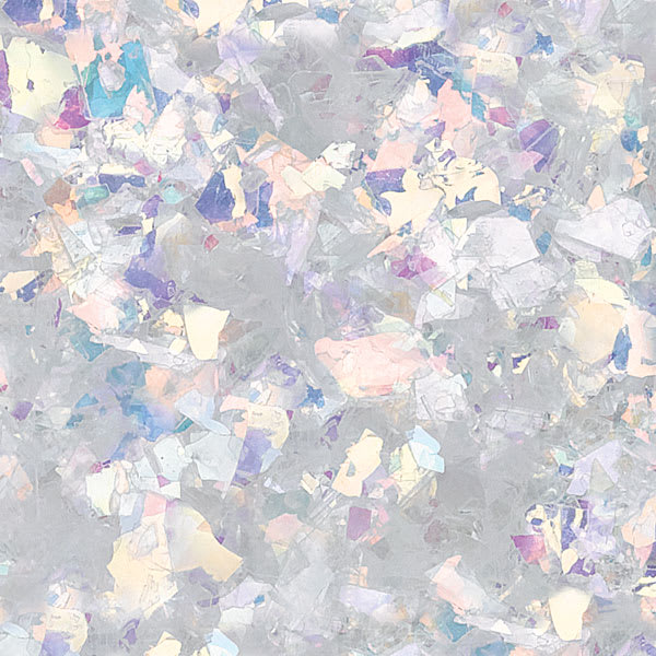 Creativity Street Iridescent Flakes Glitter - 8 oz, closeup of the iridescent flakes.