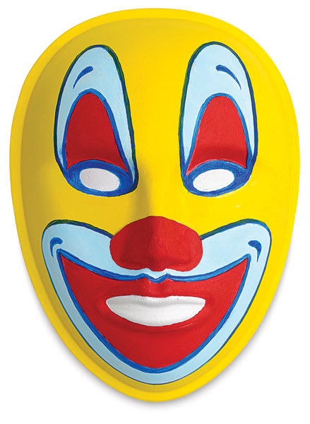 Human Face, painted