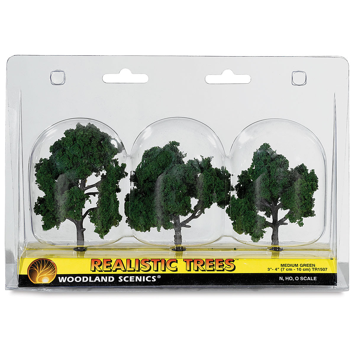 Woodland Scenics Model Scenery - Front view of 3 2"-3" Trees in package