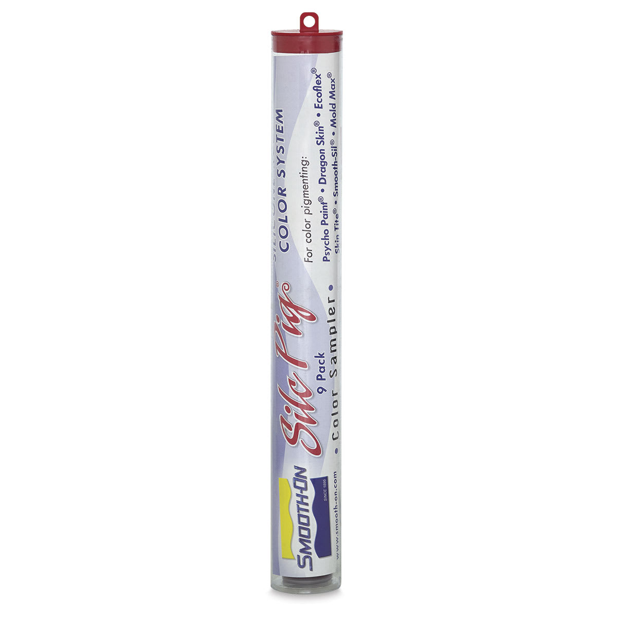 Smooth-On Silc Pig Silicone Color Pigments - 9 color Sampler package shown
