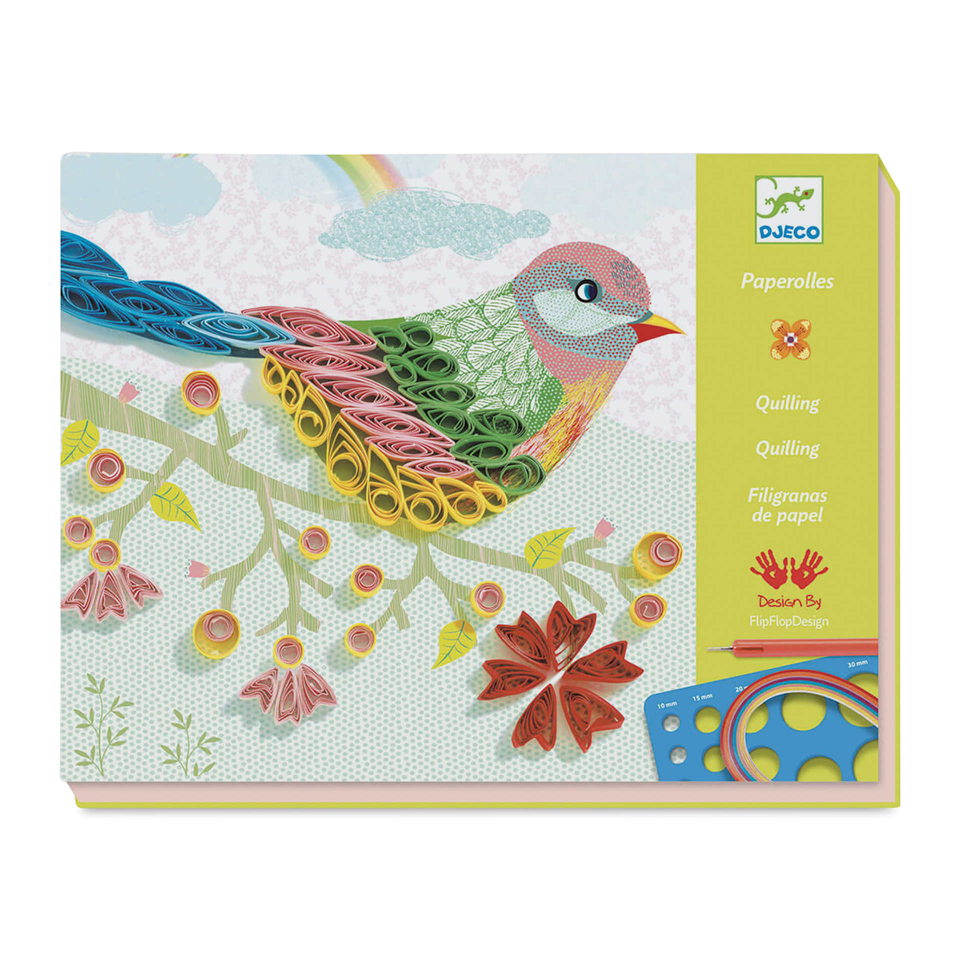 Djeco Le Grand Artist Spiral Seasons Quilling Kit - Front of package