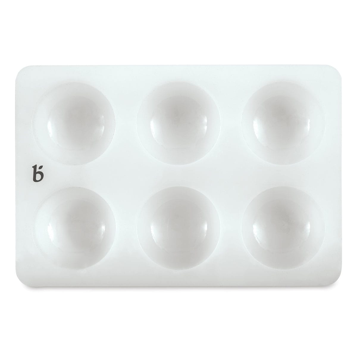 Bramble Berry Silicone Mold - Top view of 6 Dome Silicone Mold