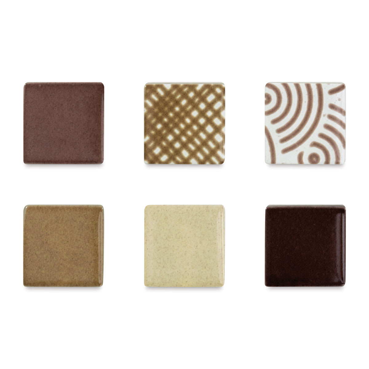 Mosaic Mercantile Patchwork Tiles - Maroon/Tan (Tile patterns shown)