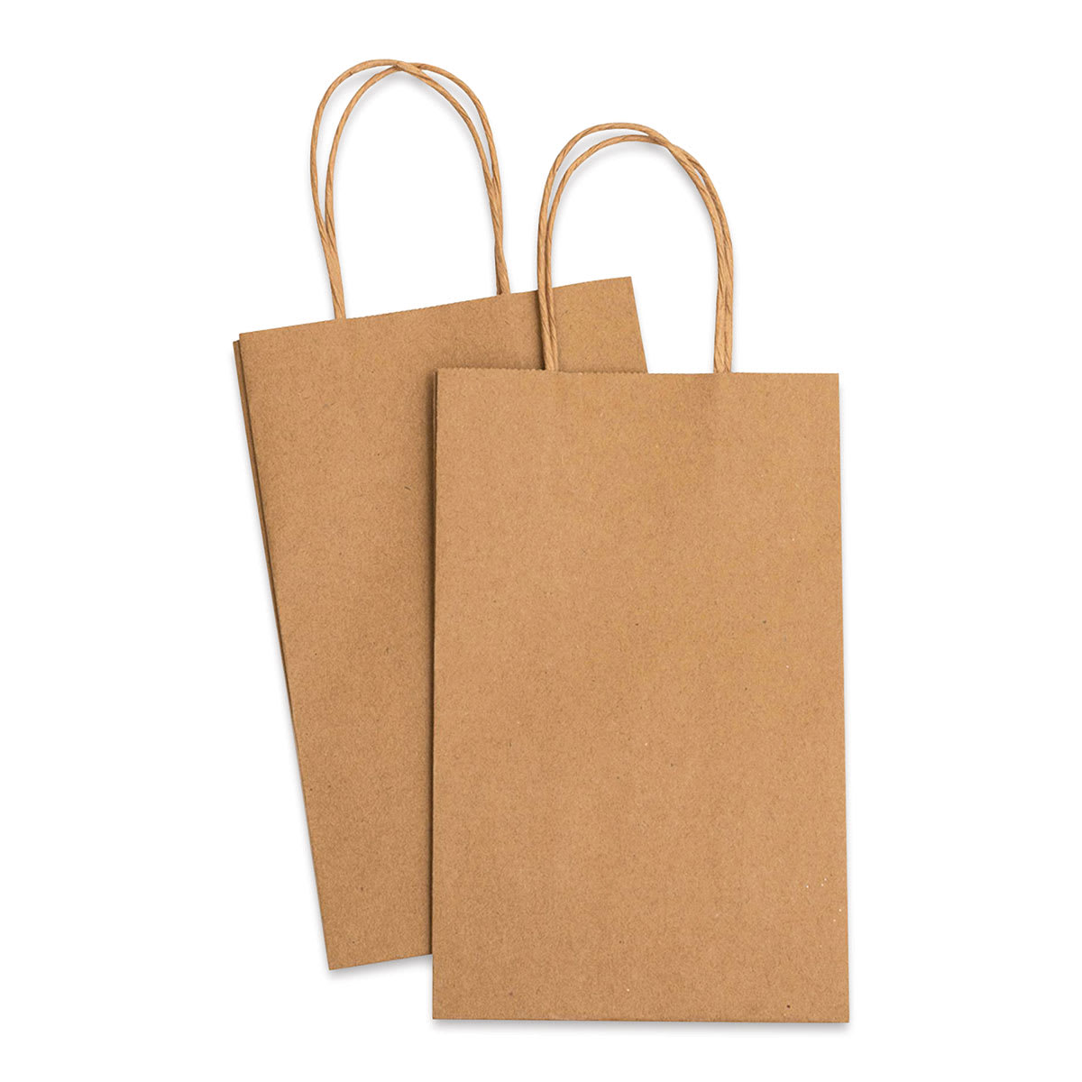 American Crafts Fancy That Kraft Bags - Natural, Small, Package of 6, 8-1/4"H x 5-1/4"W x 3-1/4"D (Two bags)