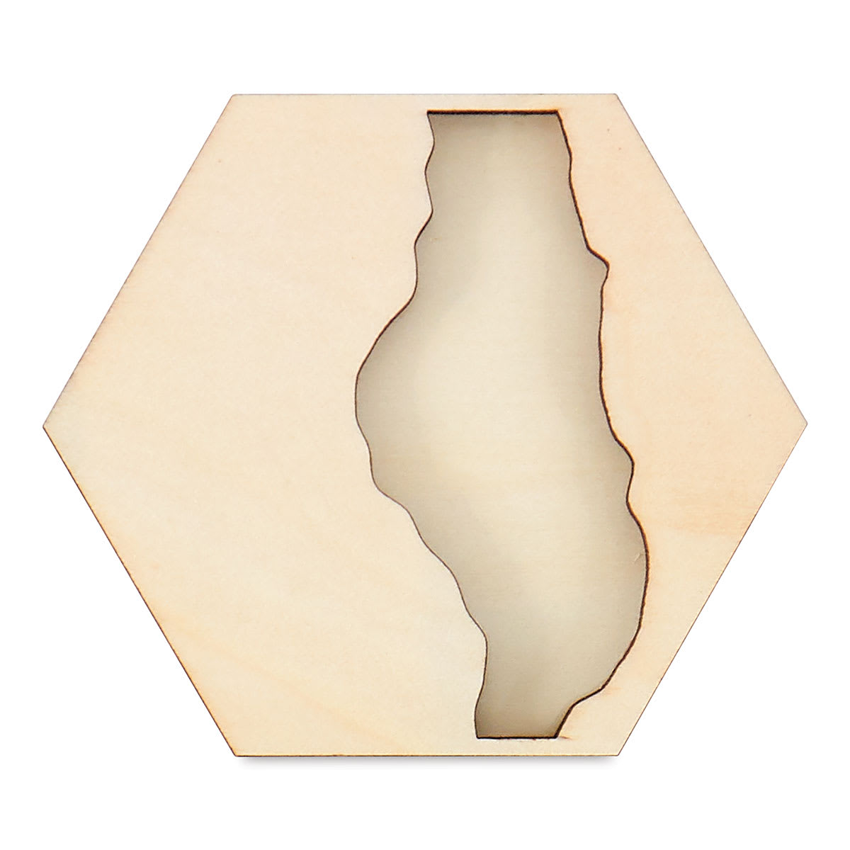 Mod Podge Resin Pouring Coasters - Set of 5 (example of a single coaster)