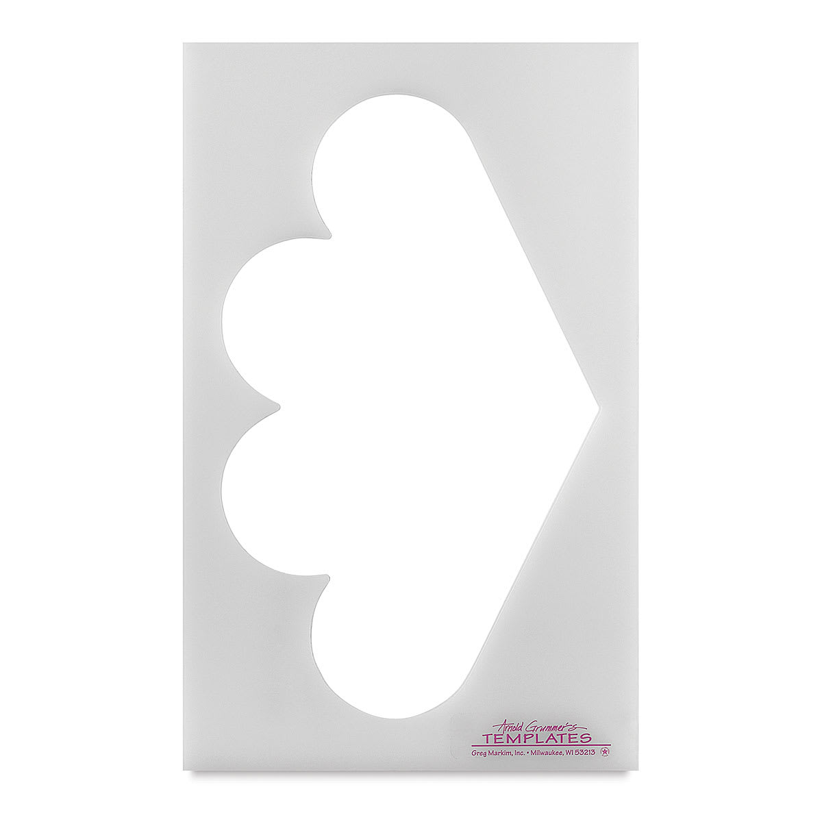 Arnold Grummer's Template Collections - Single Folding Heart Template