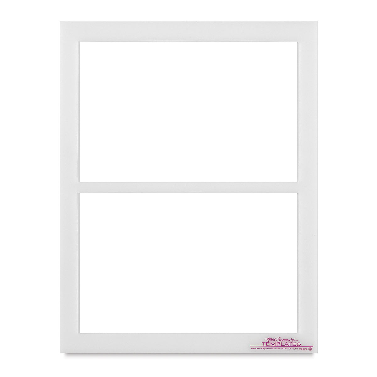 Arnold Grummer's Template Collections - Single Deckle Divider Template