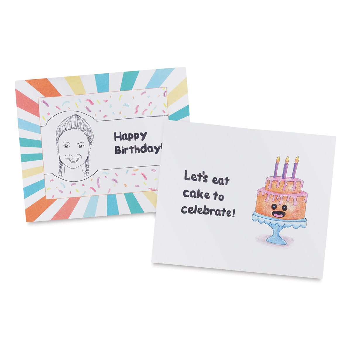 Flycatcher Smart Sketcher Activity Kit - Greeting Cards (Finished examples)
