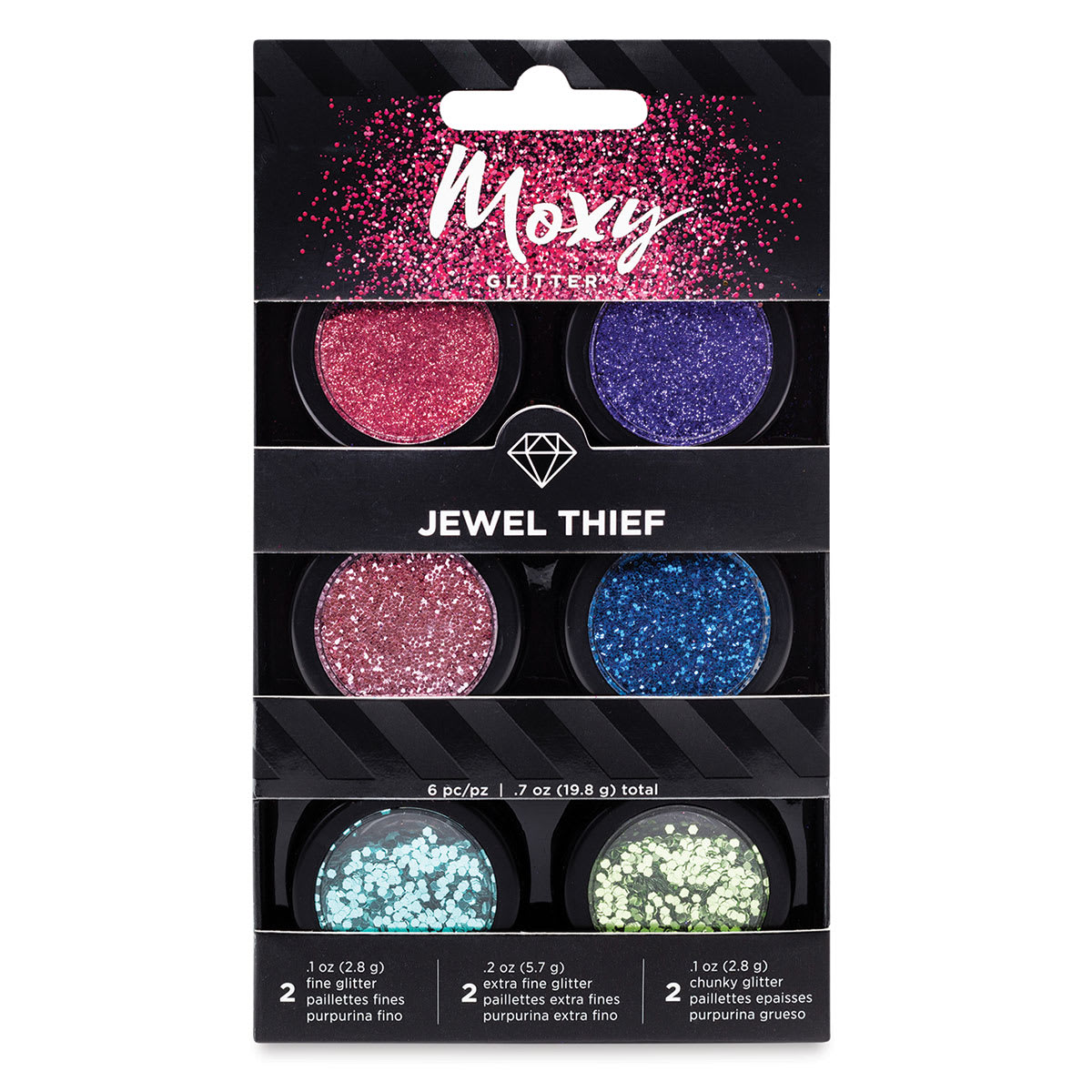 American Crafts Moxy Glitter Pot Sets