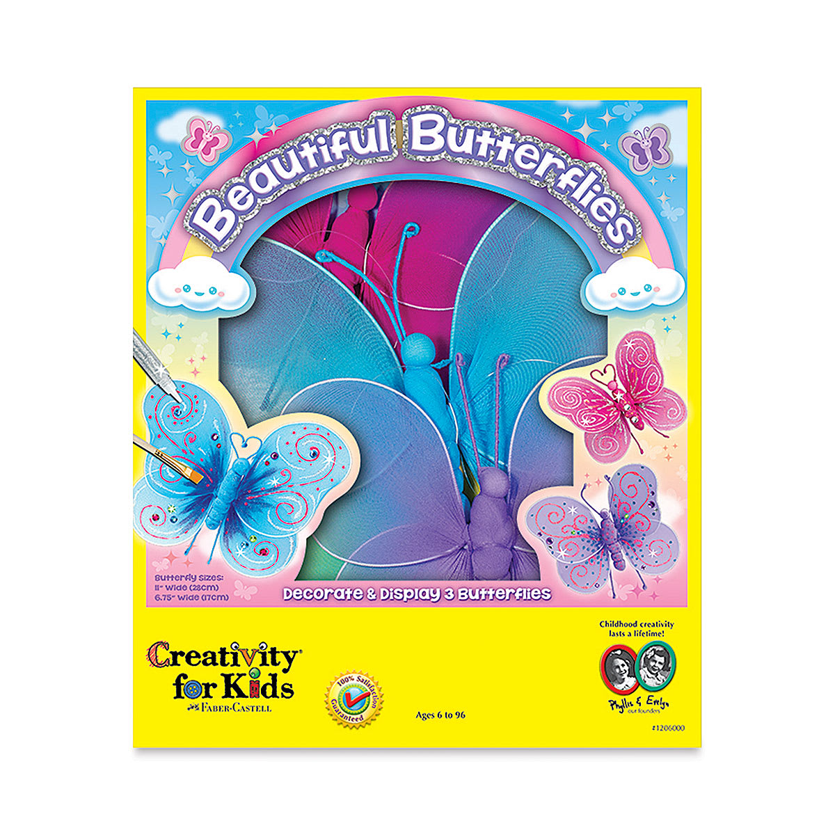 Creativity for Kids Beautiful Butterflies Kit - Front of package