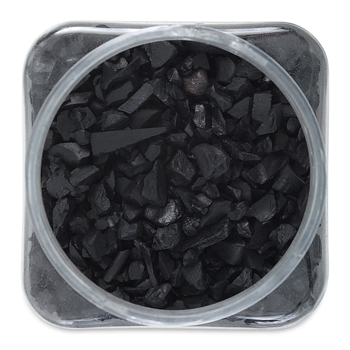 Darice Glass Chips - Black, 500 g