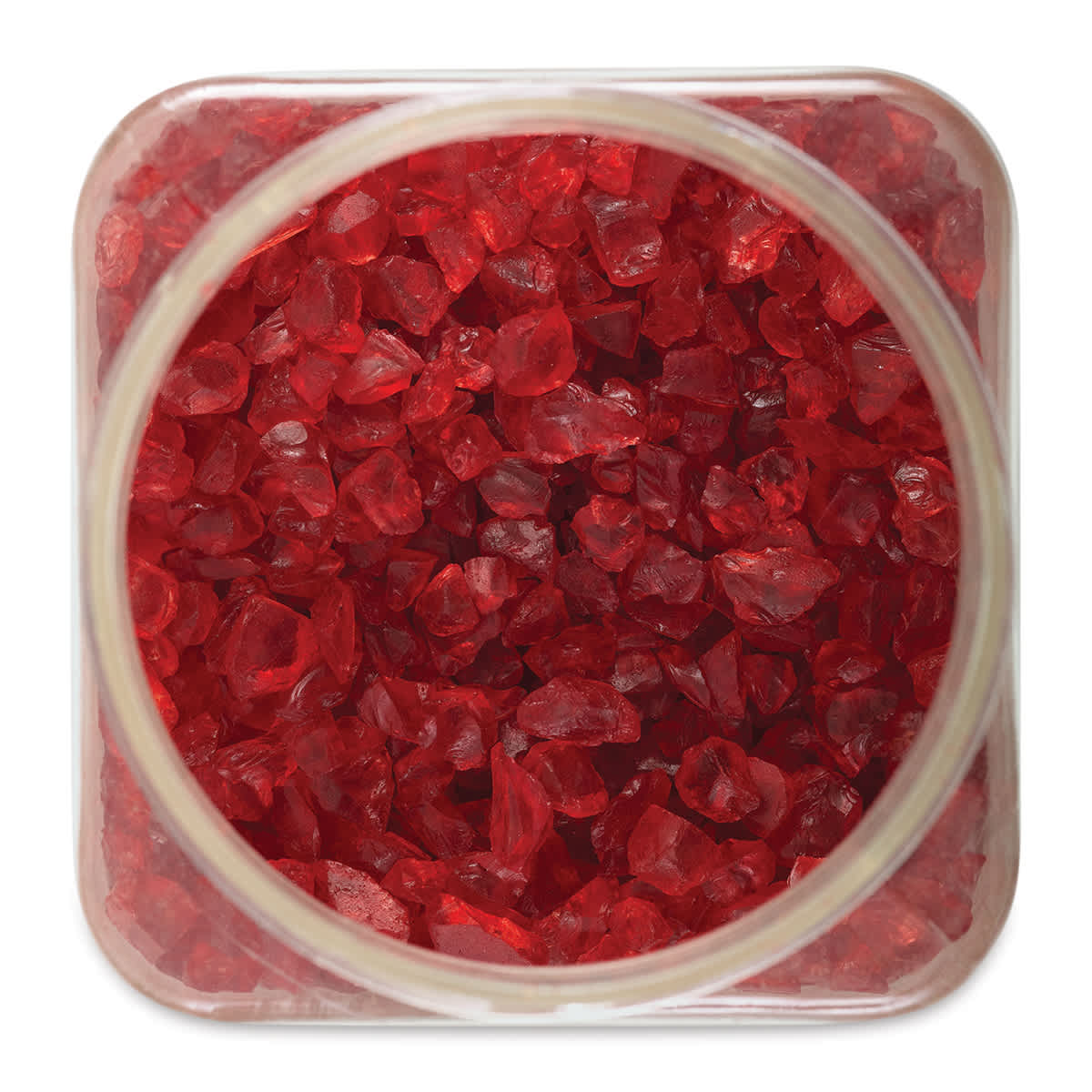 Darice Glass Chips - Red, 500 g