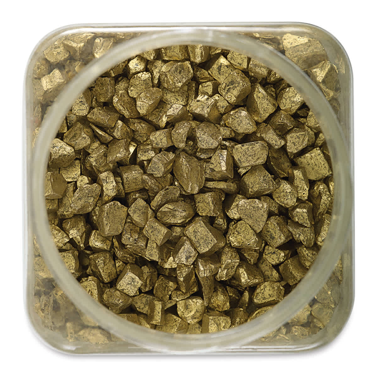 Darice Glass Chips - Gold, 500 g