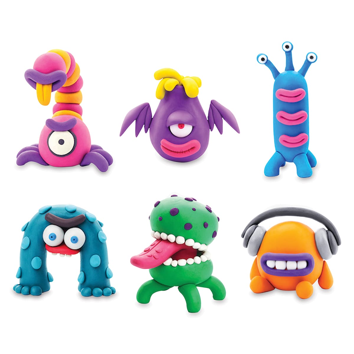 Fat Brain Toys Hey Clay Kit- Aliens (example of clay aliens)