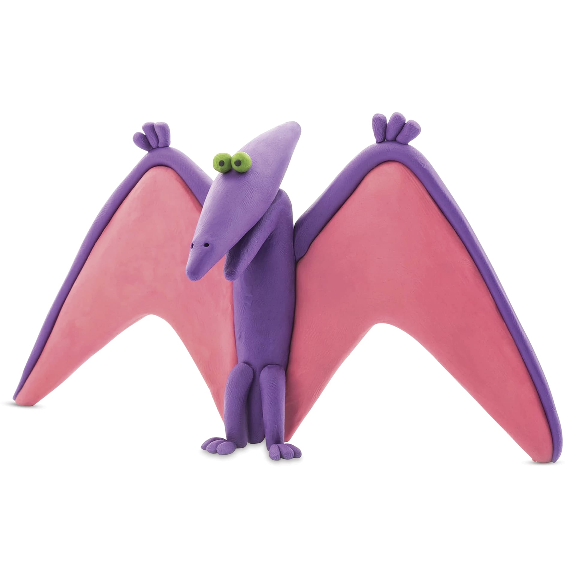 Fat Brain Toys Hey Clay Kit - Dinosaurs - finished pterodactyl example