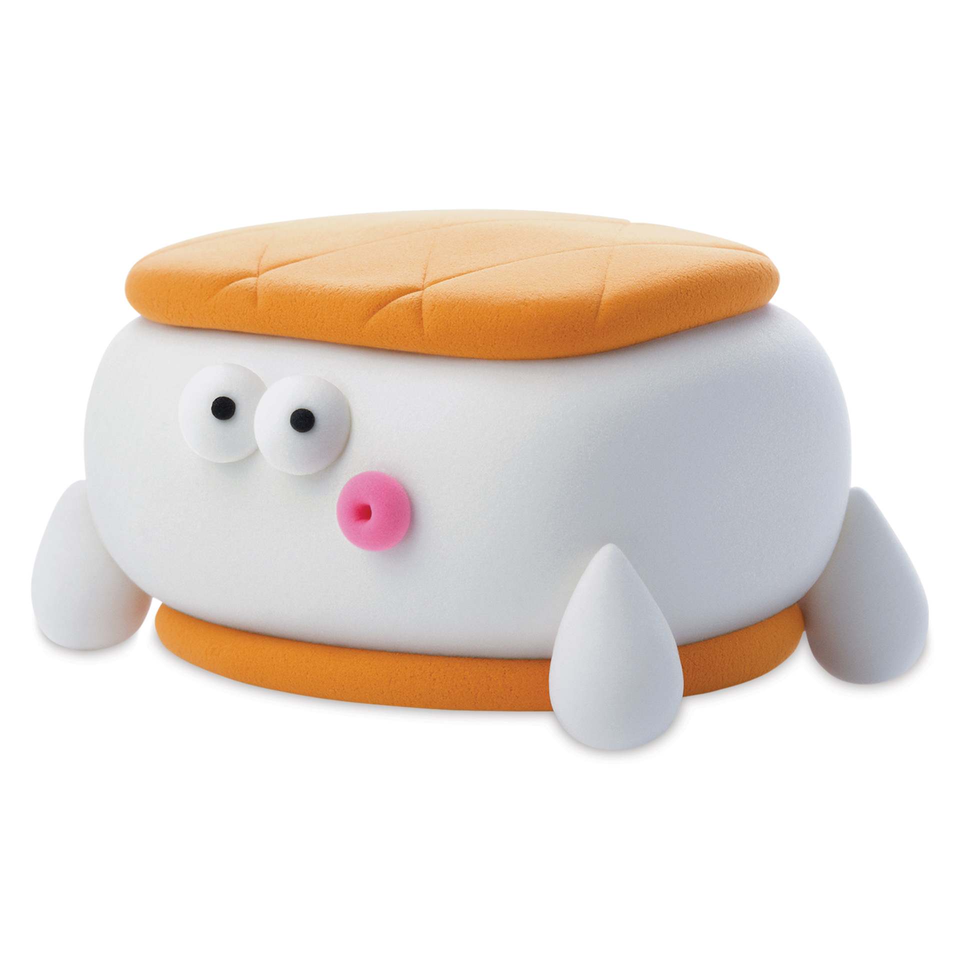 Fat Brain Toys Hey Clay Kit - Nice Ice Cream finished sandwich example project