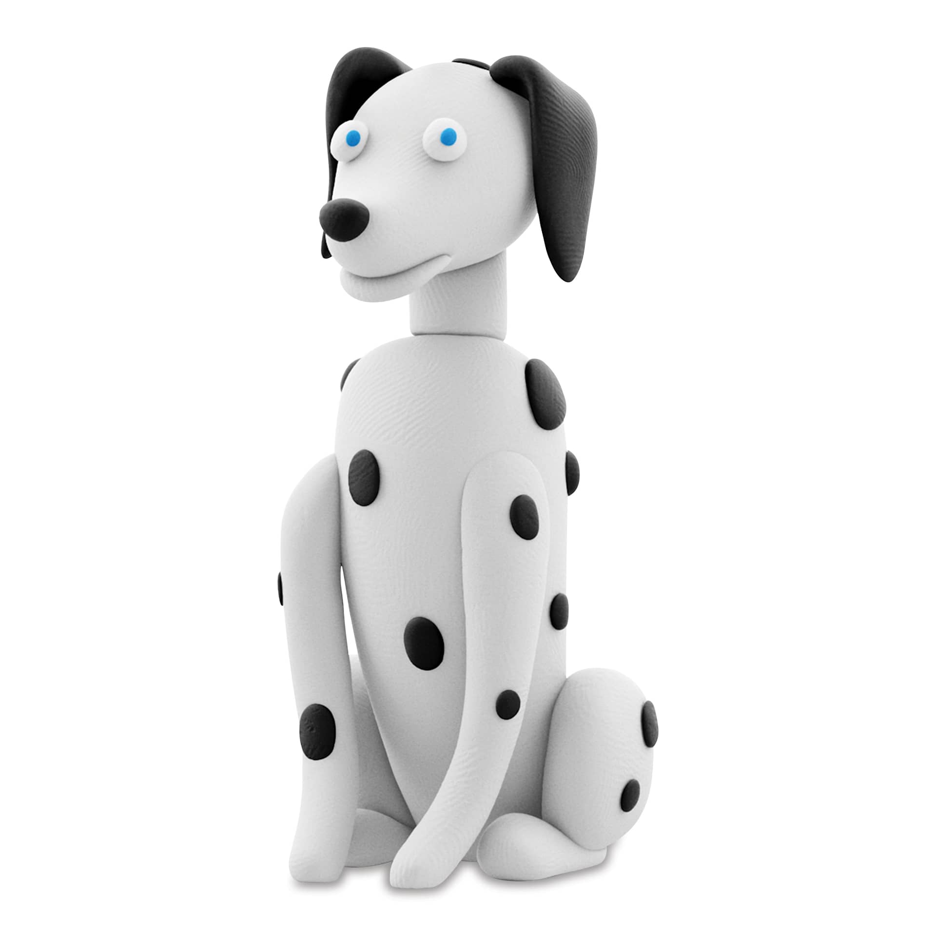 Fat Brain Toys Hey Clay Kit - Dog Buddies finished dalmation project example