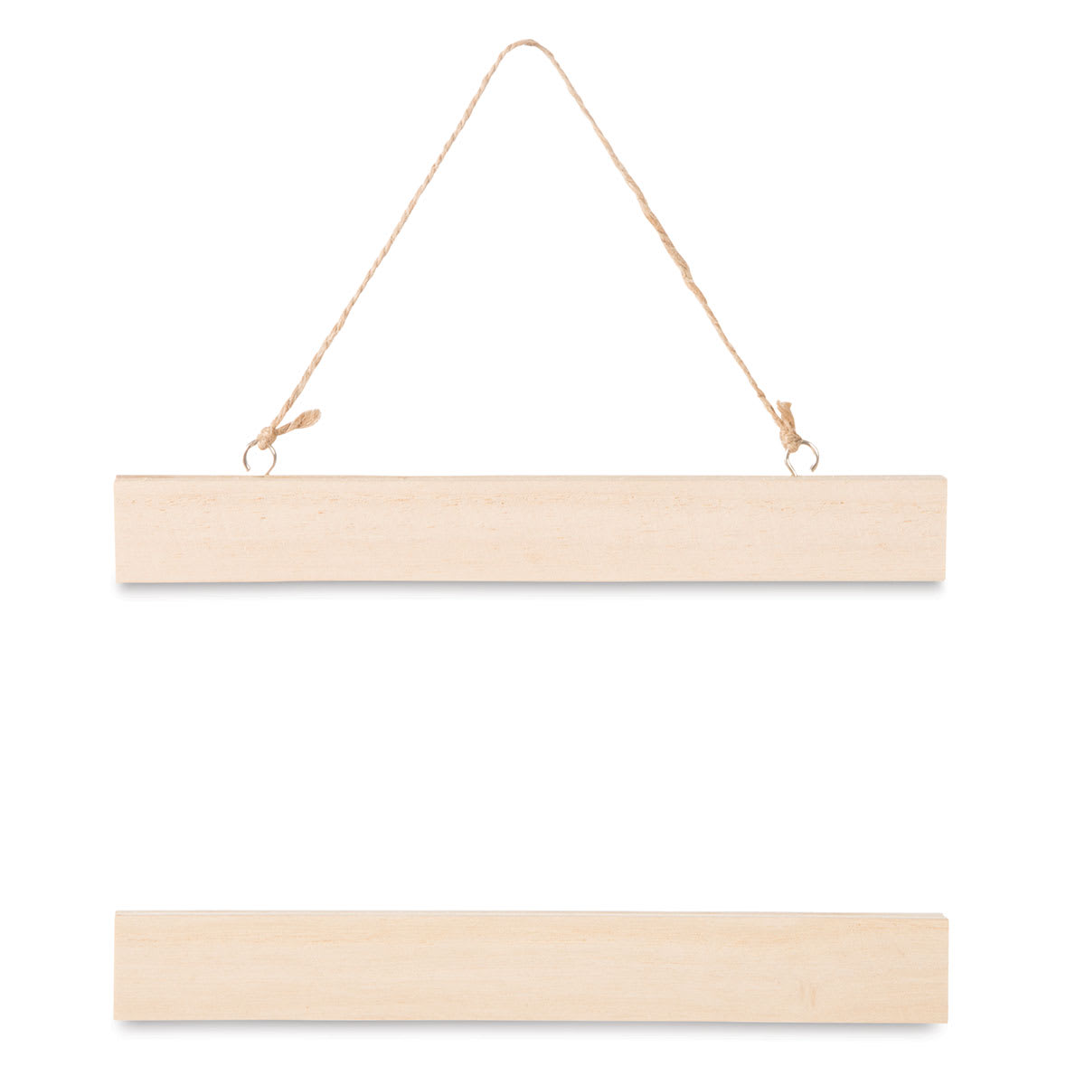 Unfinished Wood Wall Art Hanger