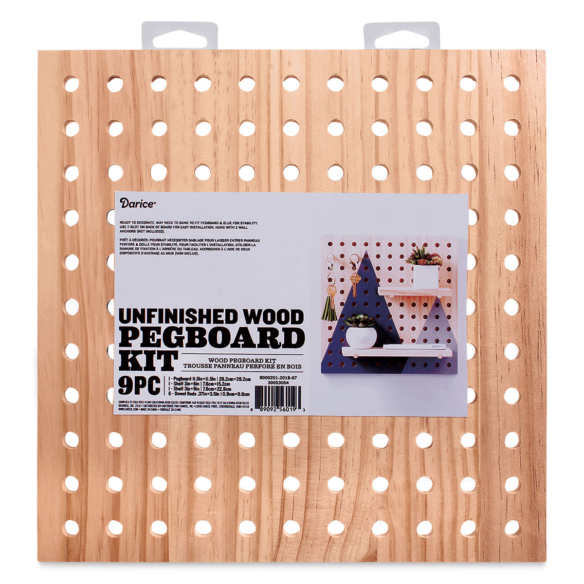 Darice Wood Pegboard System Kits