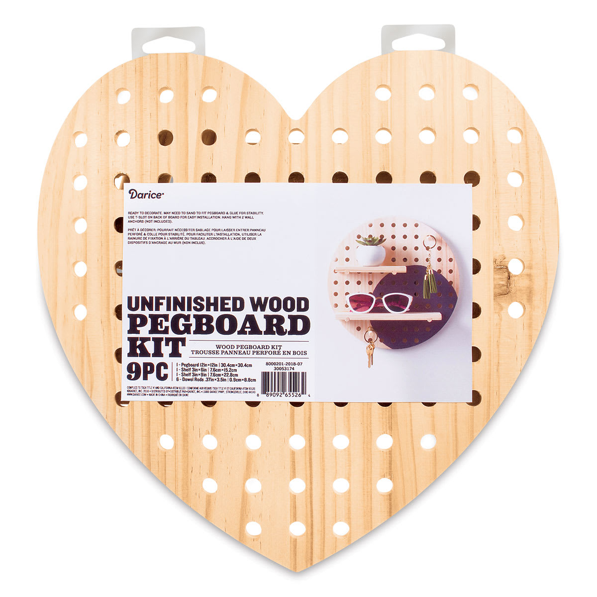 Darice Wood Pegboard System Kits