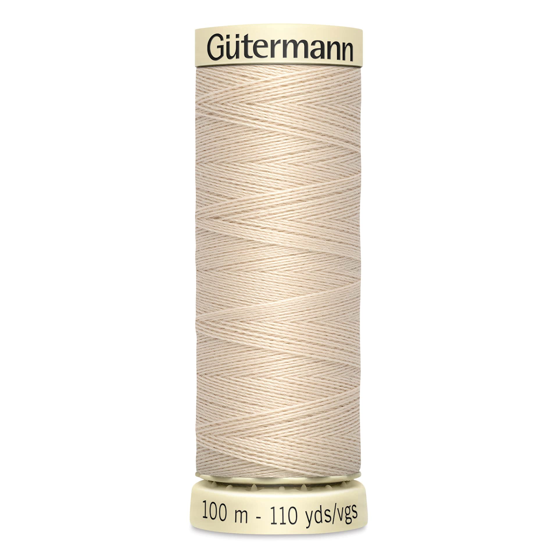 Gutermann Sew-All Polyester Thread - Bone, 110 yd Spool