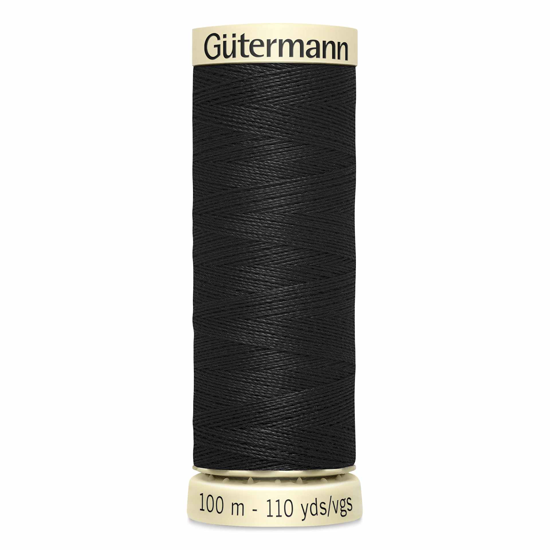 Gutermann Sew-All Polyester Thread - Black, 110 yd Spool