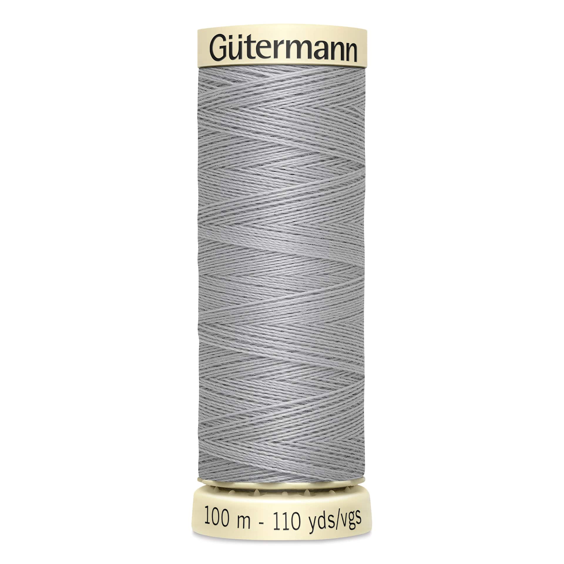 Gutermann Sew-All Polyester Thread - Mist Gray, 110 yd Spool