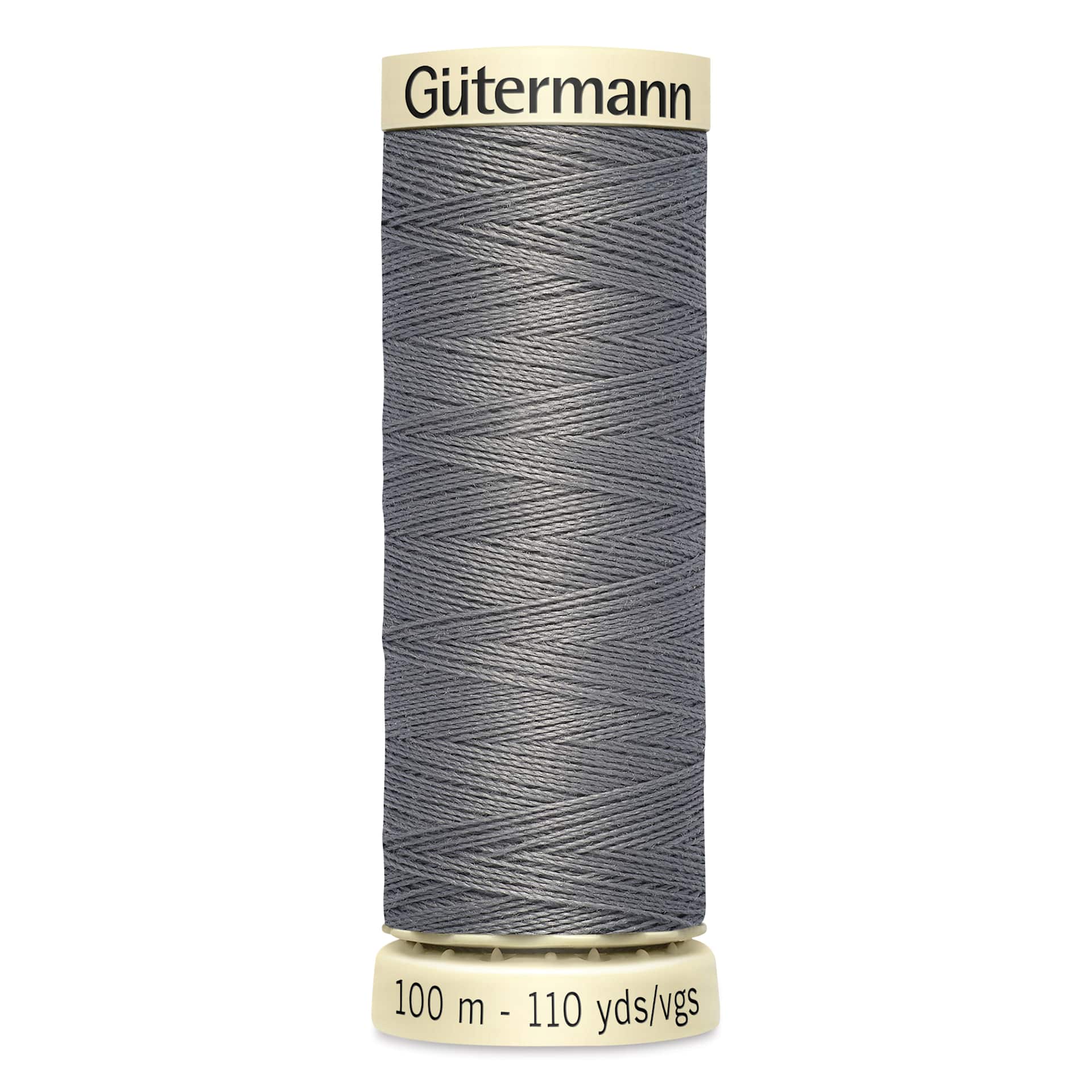 Gutermann Sew-All Polyester Thread - Antique Gray, 110 yd Spool
