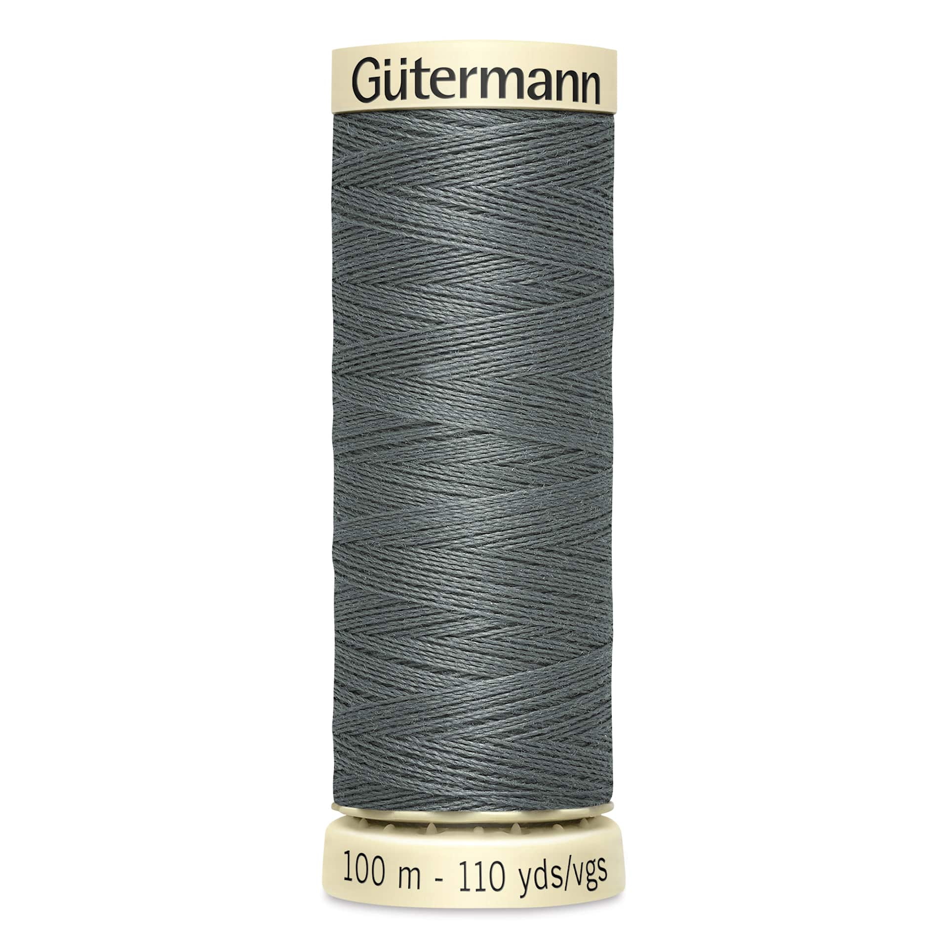 Gutermann Sew-All Polyester Thread - Rail Gray, 110 yd Spool