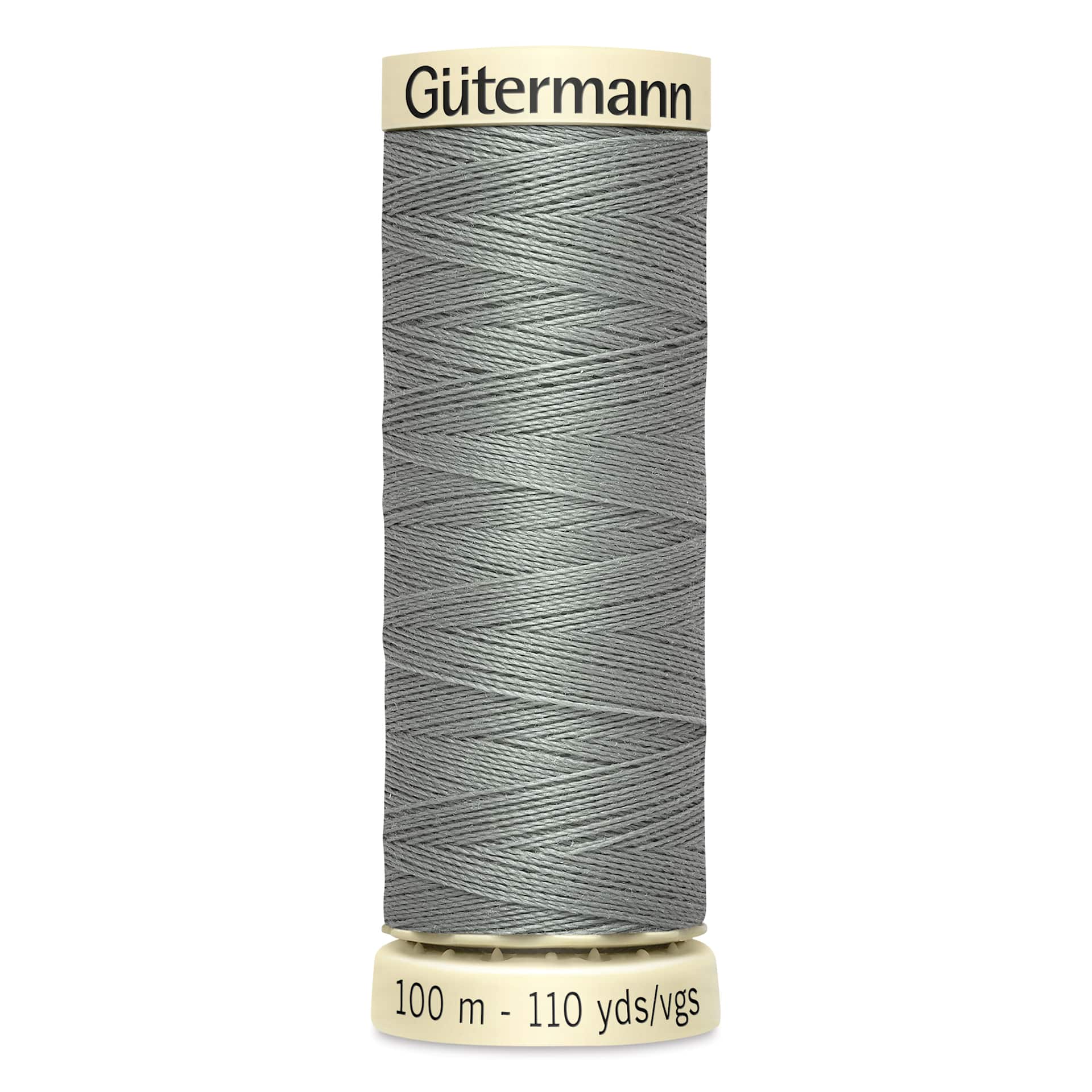 Gutermann Sew-All Polyester Thread - Greymore, 110 yd Spool