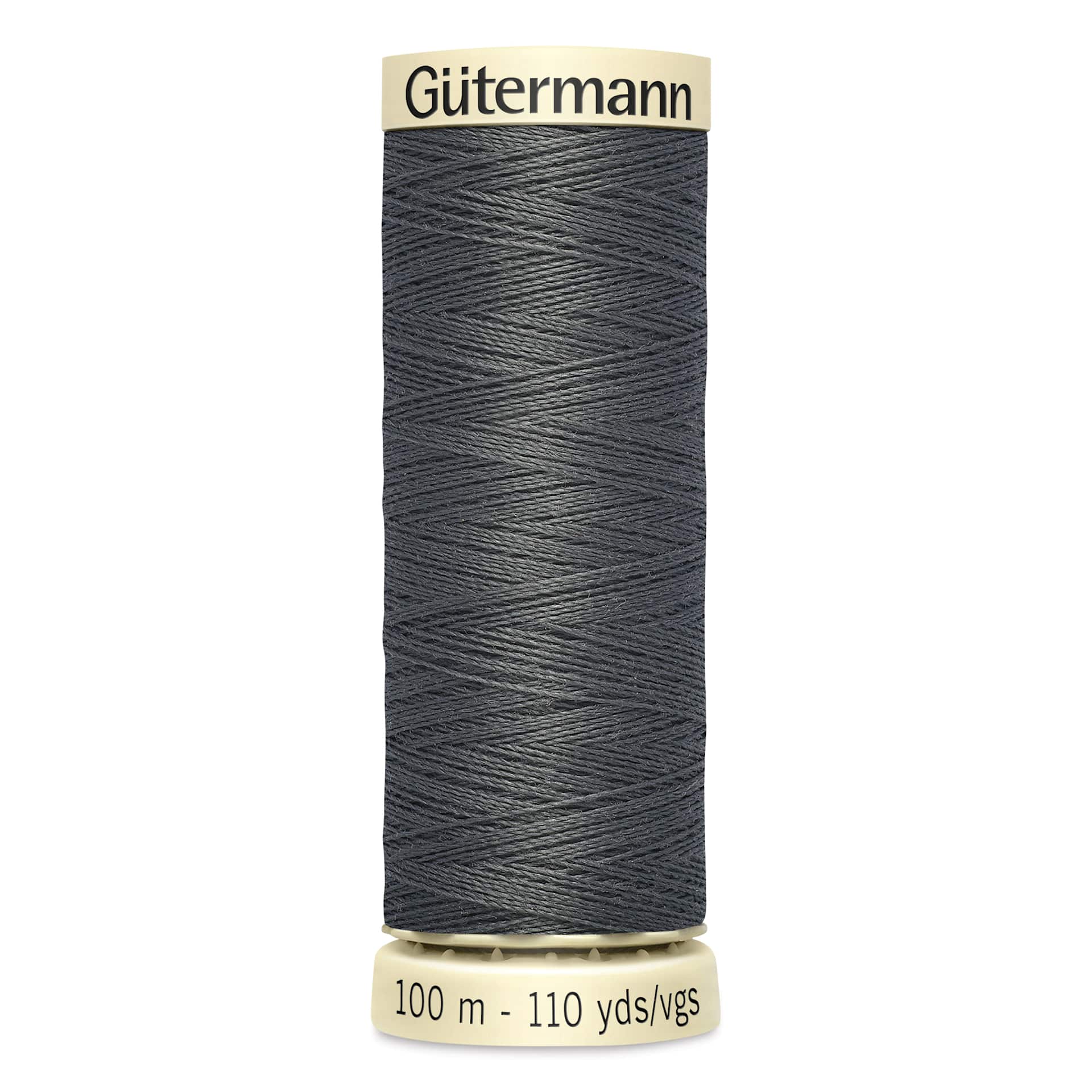 Gutermann Sew-All Polyester Thread - Smoke, 110 yd Spool