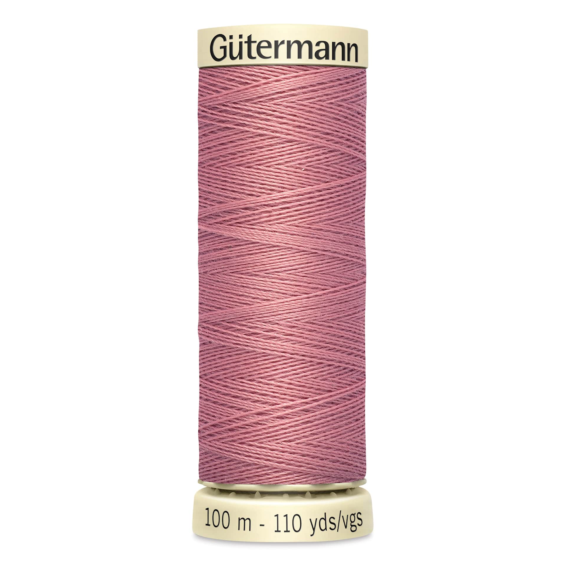 Gutermann Sew-All Polyester Thread - Old Rose, 110 yd Spool
