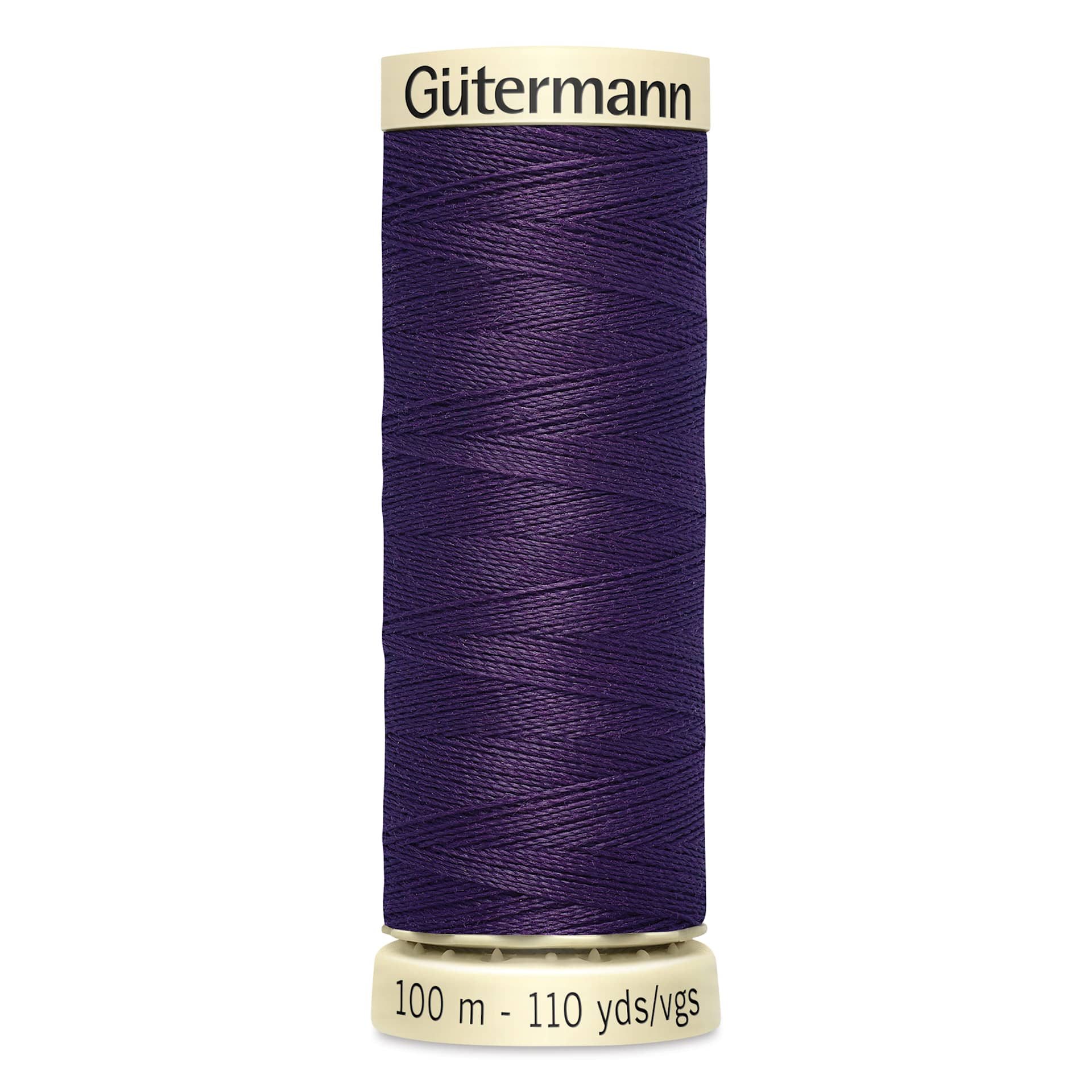 Gutermann Sew-All Polyester Thread - Dark Plum, 110 yd Spool