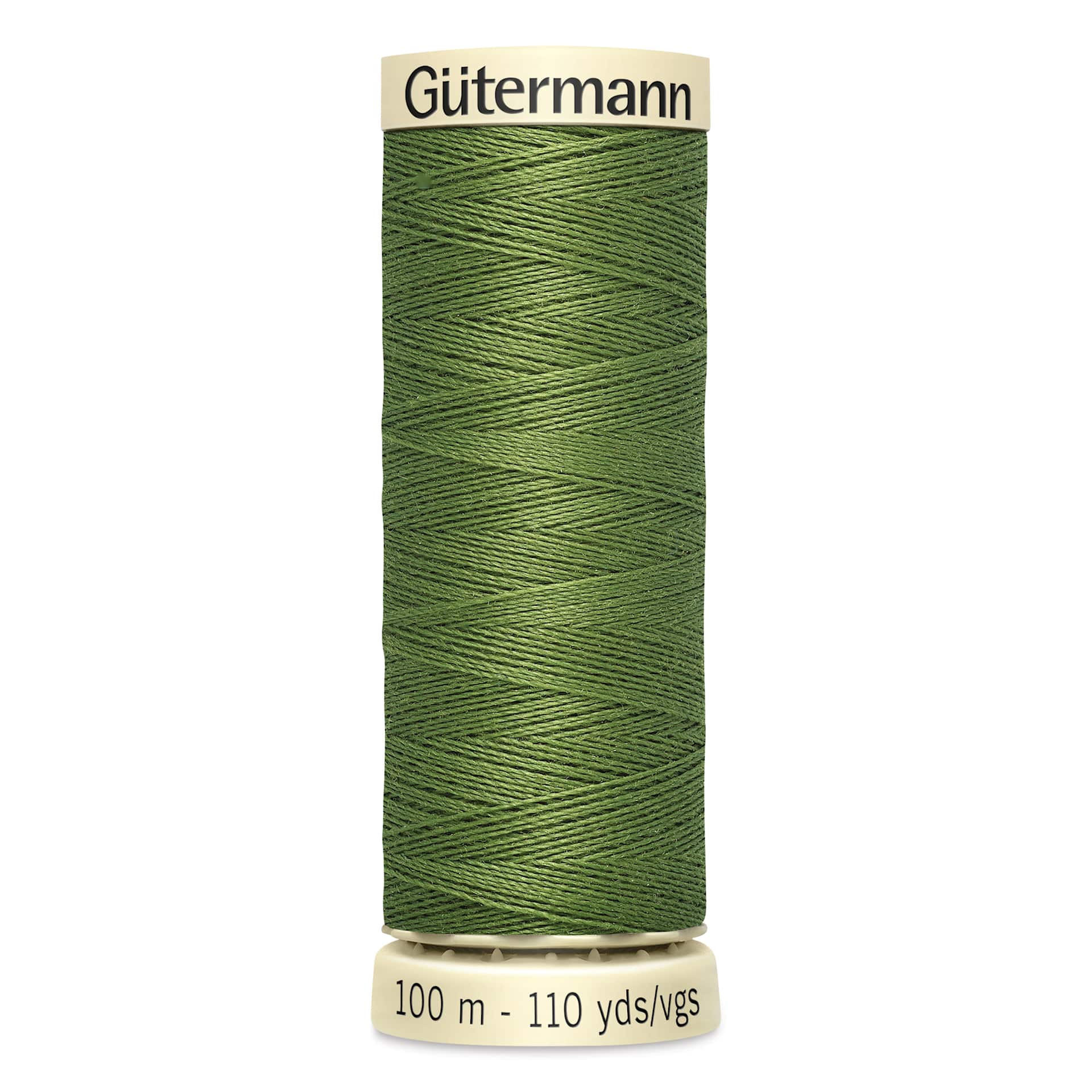 Gutermann Sew-All Polyester Thread - Moss Green, 110 yd Spool